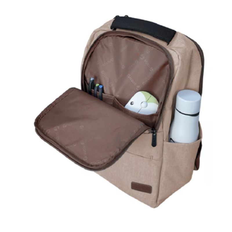 TEROS - Mochila TEROS TE-ACS9012BG poliéster notebooks de hasta 156 beige