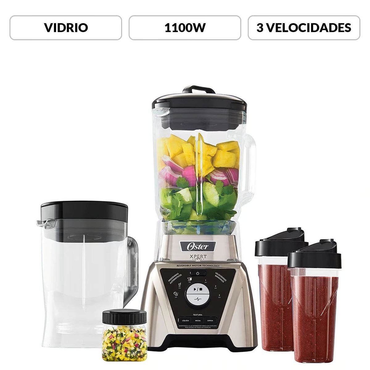 OSTER - Licuadora Xpert Series™ niquelada BLST3BCAG