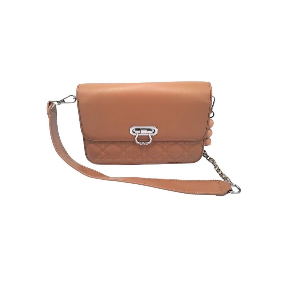 GENERICO - Cartera Cuadrada Trendy Marrón