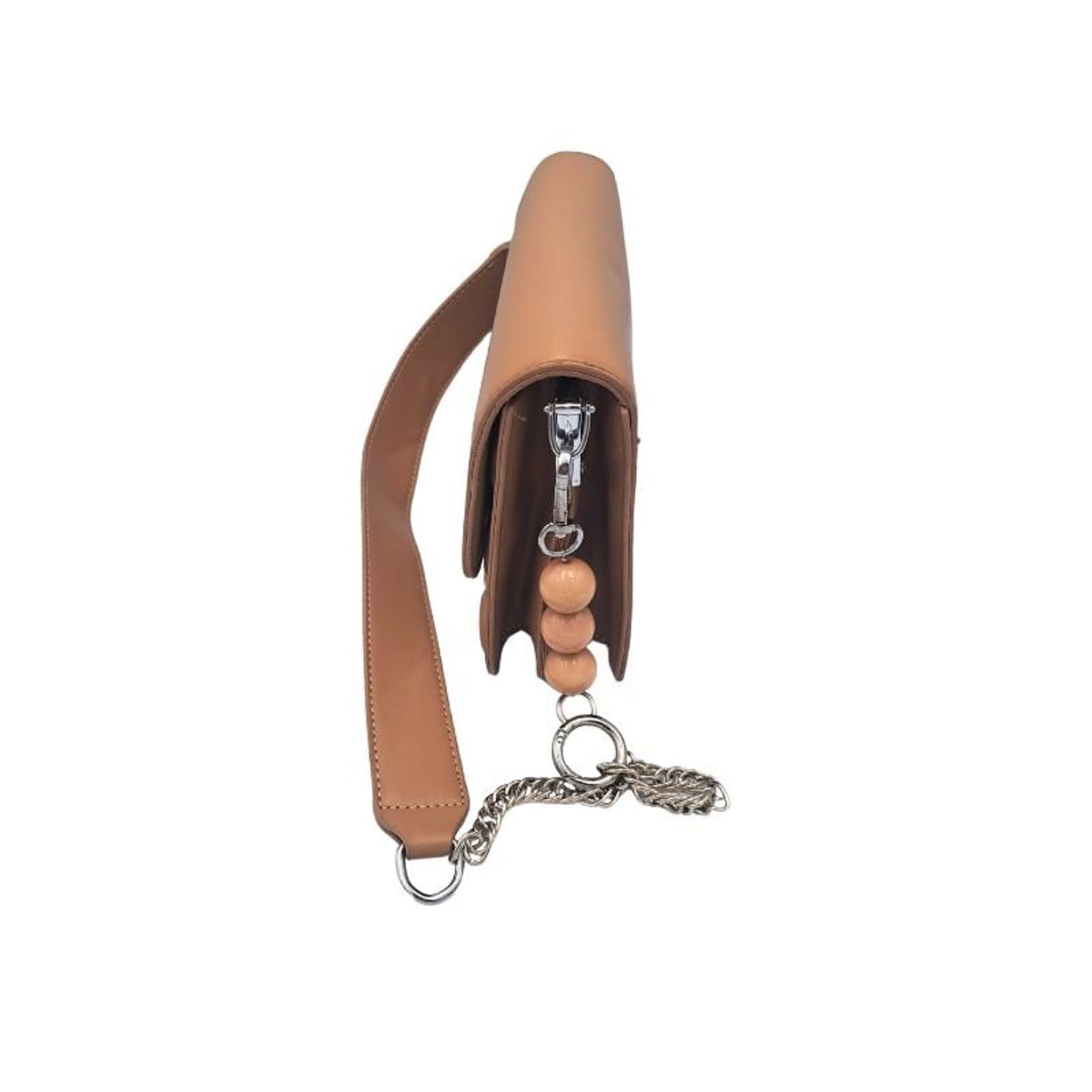 GENERICO - Cartera Cuadrada Trendy Marrón