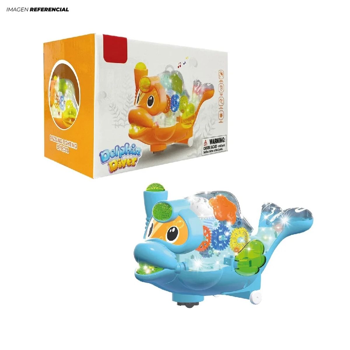 GENERICO - Juguete Delfin Musical Luces Y Sonido