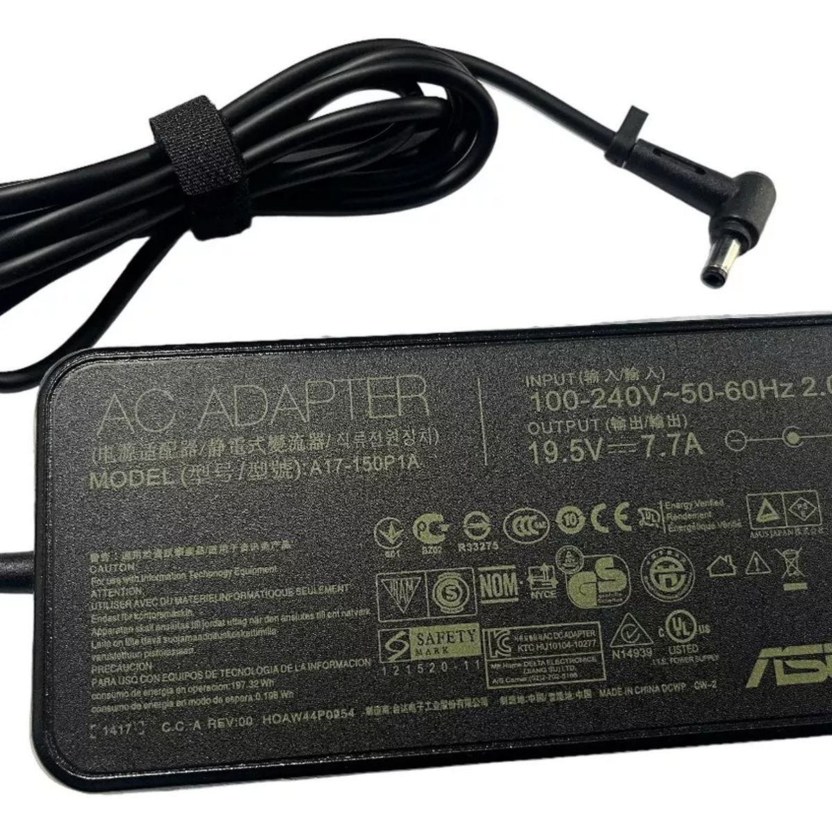 3M - Cargador Para Laptop Asus 195v 77a 150w Punta Toshiba