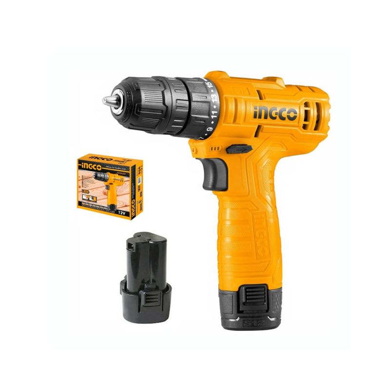 INGCO TOOLS - Taladro atornillador 12v Ingco