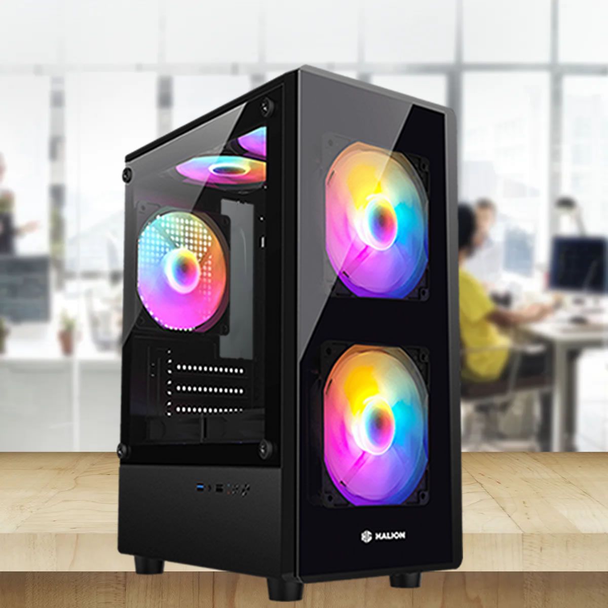 HALION - Computadora Pc Intel Core i7 3770  Monitor 24 fhd' RAM 16 GB SSD 500 GB