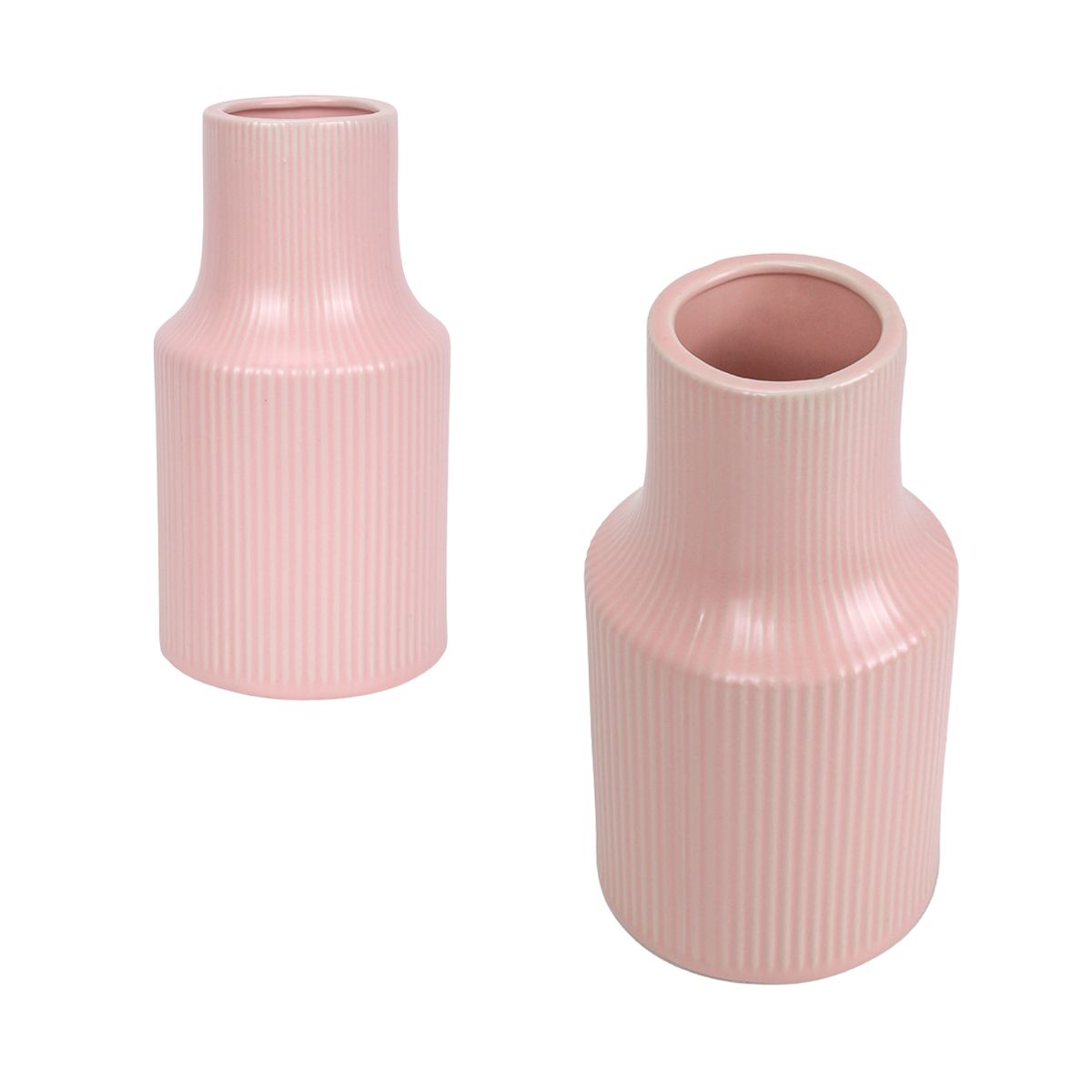 GENERICO - Florero Rosa Elegante