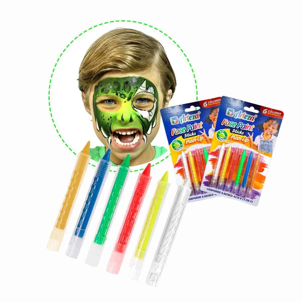 ARTEZA - Lápiz de pintura facial (Pack 2 unds)