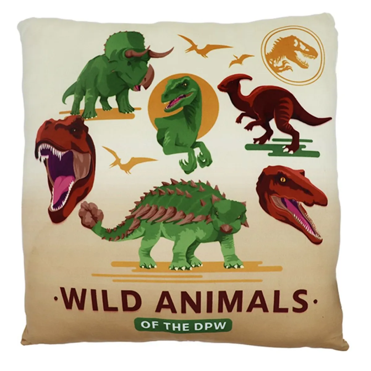 JURASSIC WORLD - Cojin Almohada Dinosaurio Jurassic 29X29 cm