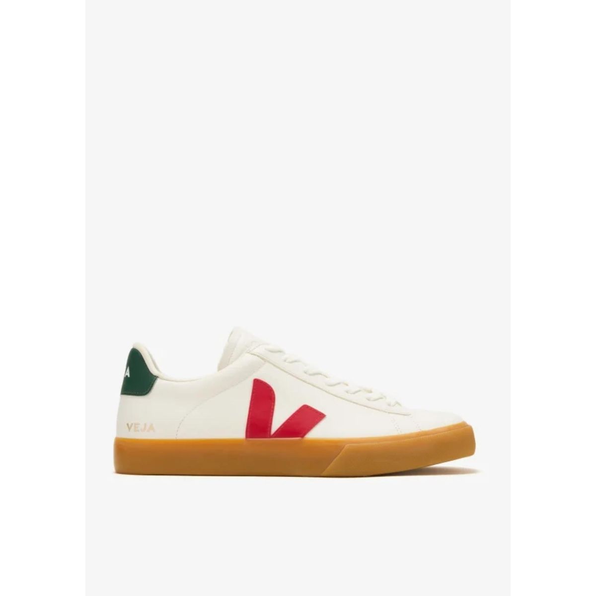 VEJA - Tenis veja de hombre campo leather poker natural Blanco