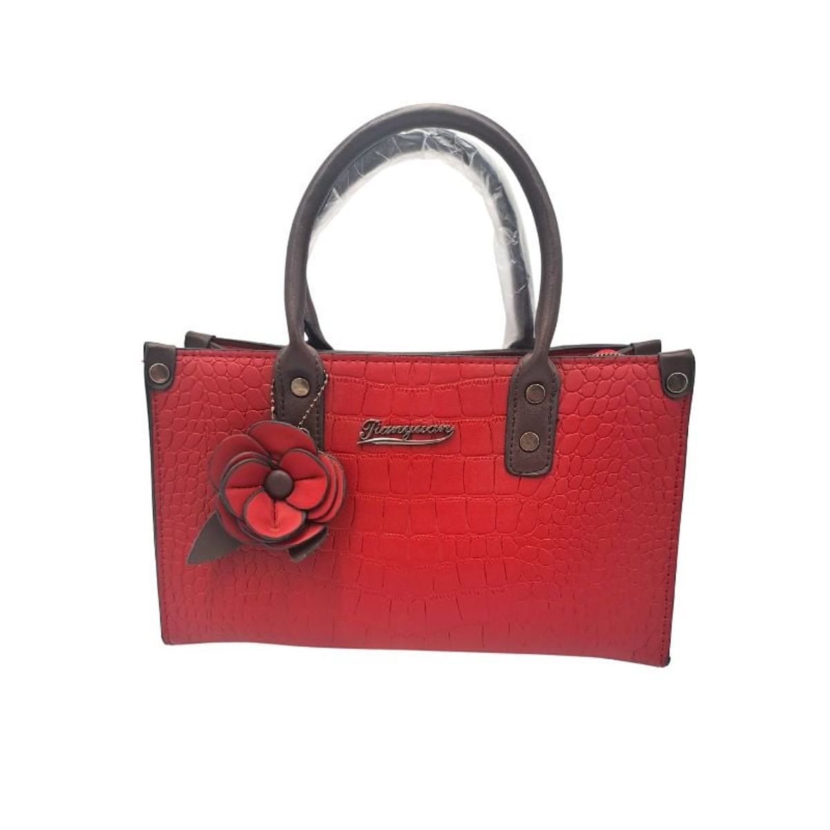 GENERICO - Cartera Trendy Rojo Oscuro