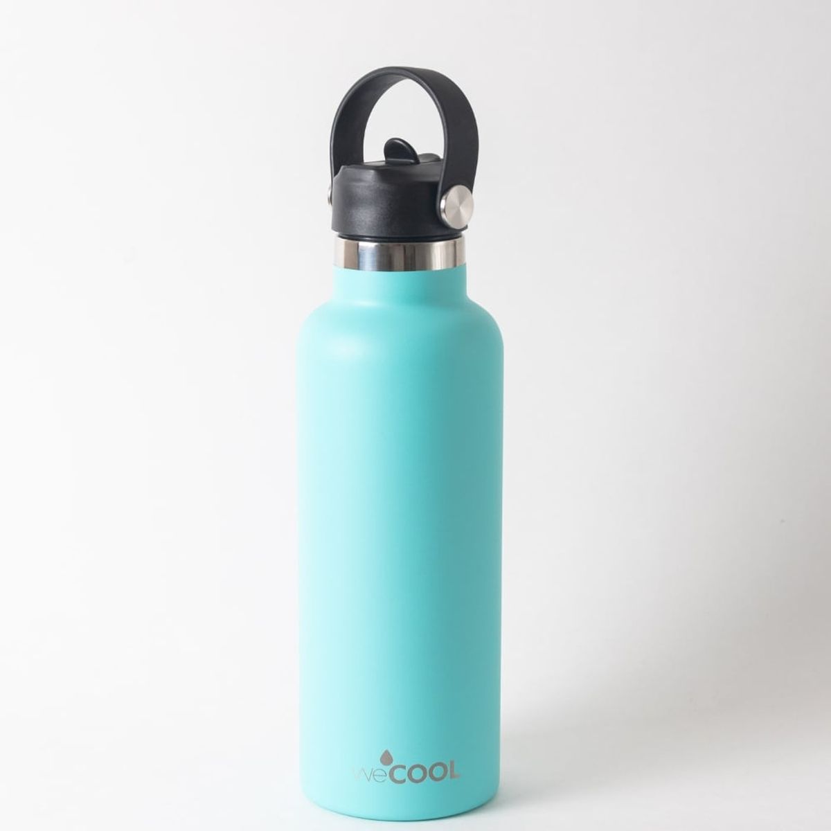 WECOOL - Botella Térmica WECOOL 650 ml Turquesa de Acero Inoxidable con Tapa de Pico Antifugas