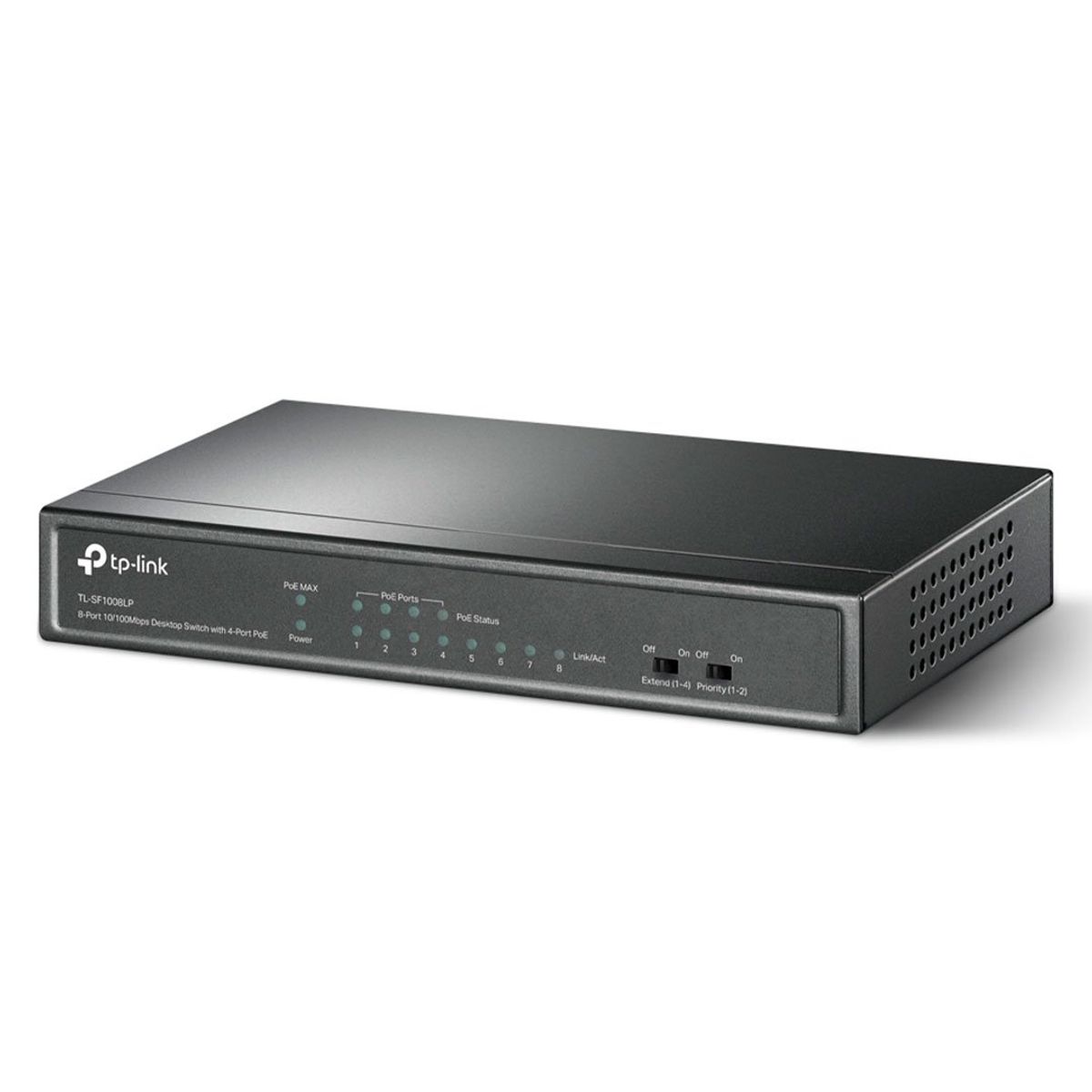 TP LINK - TP-LINK TL-SF1008LP Switch PoE 8 Puertos 10/100 41W