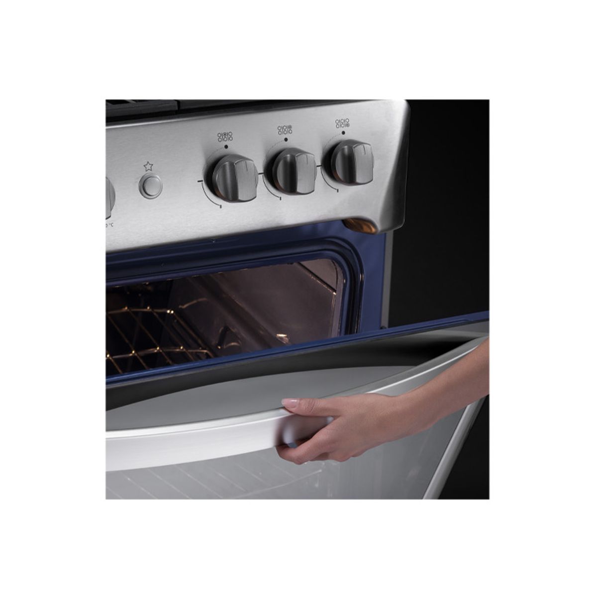 INDURAMA - Cocina 6 Quemadores PARMA ZAFIRO CROMA Indurama