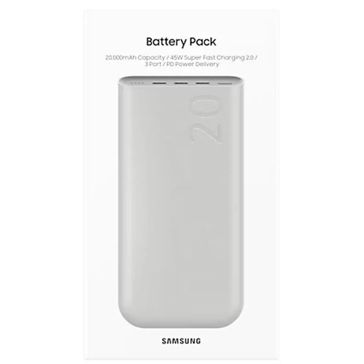 SAMSUNG - Batería Power Bank 20000mah Samsung 45w Carga Rápida - Beige