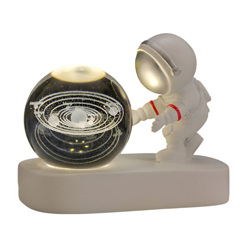 ELMEJORPRECIO - Lampara Modelo Astronauta Con Esfera 3D Diseño Sistema Solar