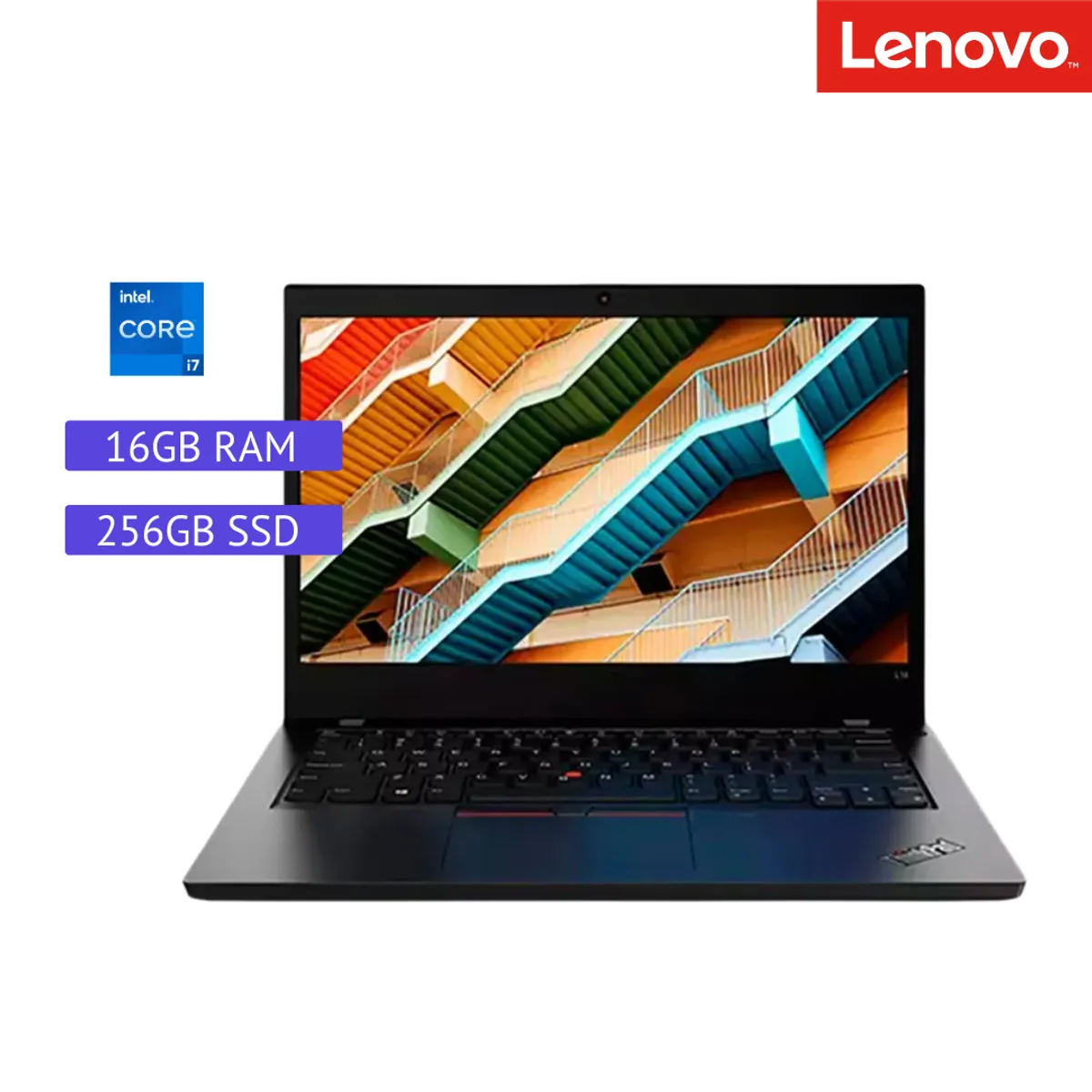 LENOVO - Laptop Reacondicionada Lenovo Thinkpad L14 -Core i7 - 16GB RAM - 256gb SSD - Negro
