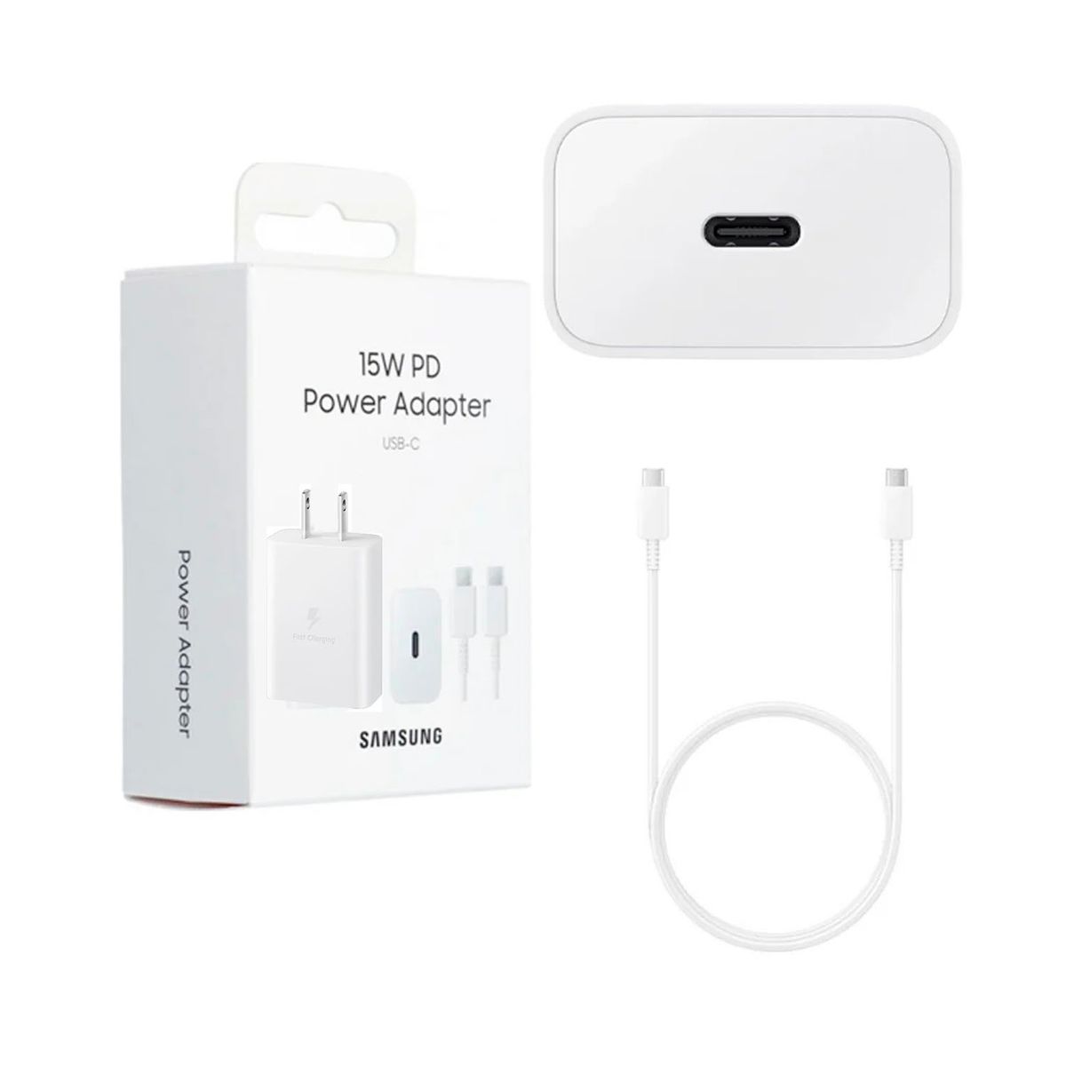 SAMSUNG - Cargador Samsung Tipo C a Tipo C 15W Para A32  A31 - Original