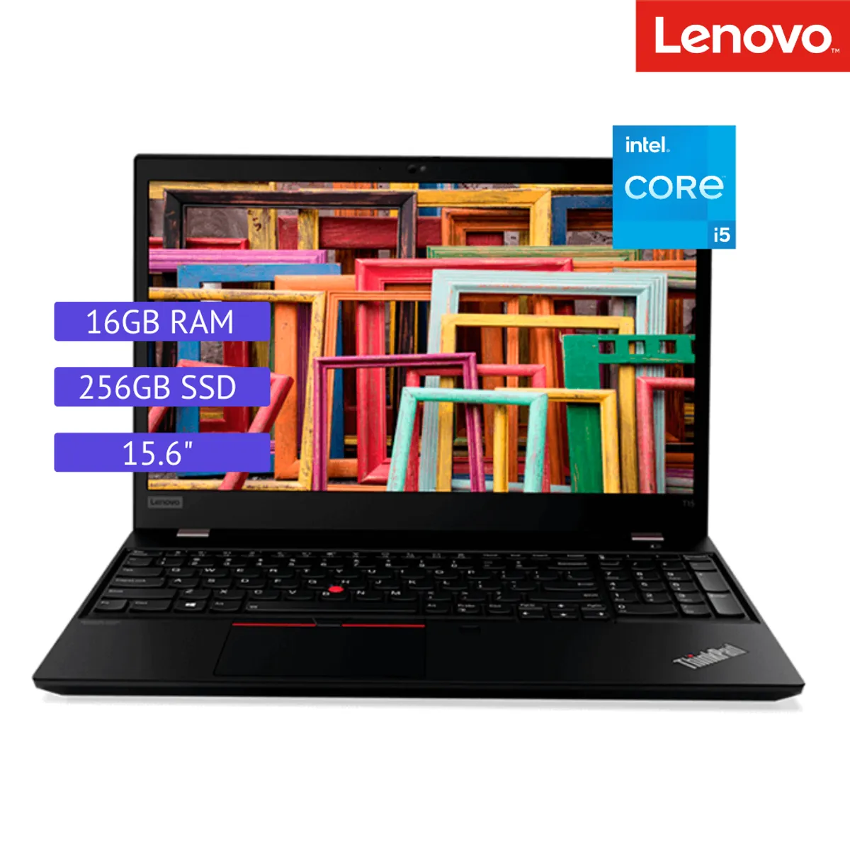 LENOVO - Laptop Reacondicionada Lenovo Thinkpad T15 -Core i5 - 16GB RAM - 256gb SSD - Negro