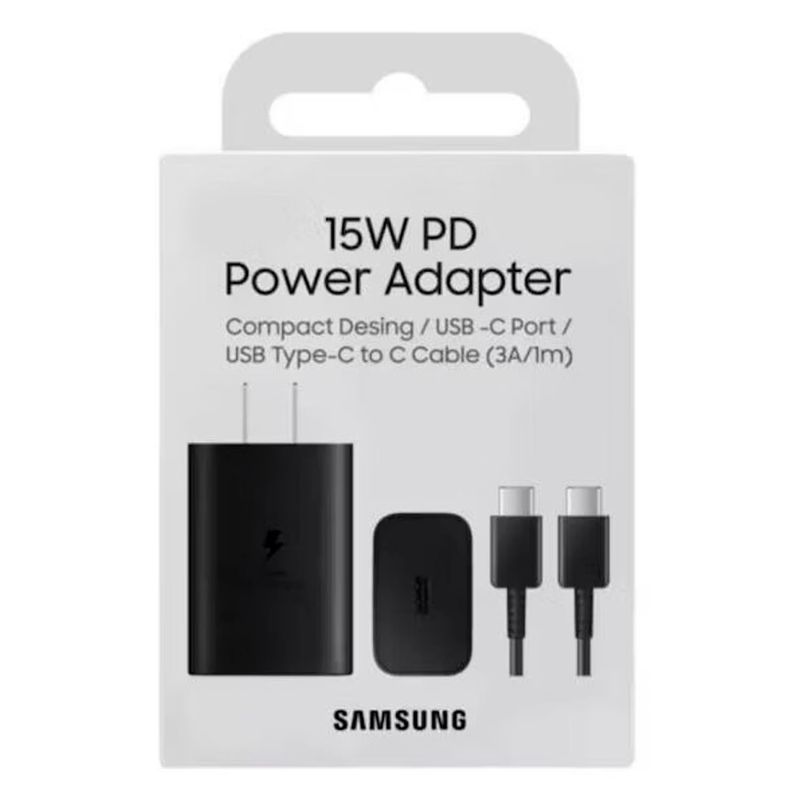 SAMSUNG - Cargador Samsung Tipo C a Tipo C 15W Para Galaxy A04s - Original