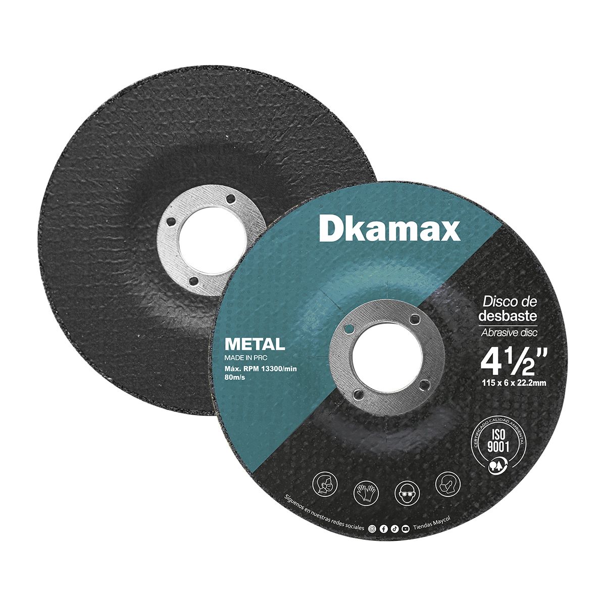 DKAMAX - Pack x5 Discos de desbaste 4 1 / 2 " DKAMAX