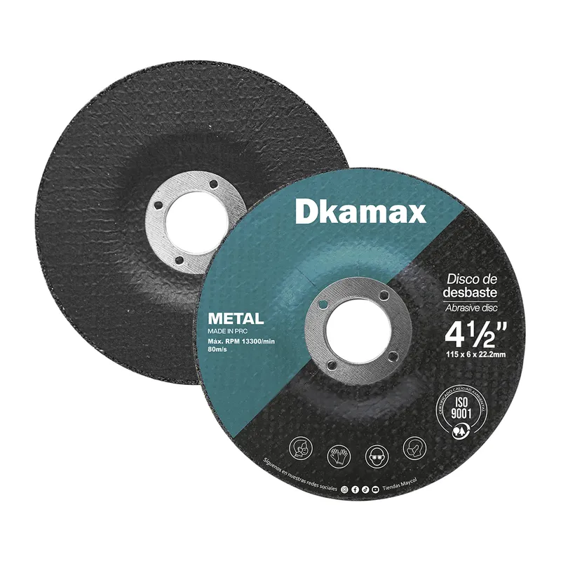 DKAMAX - Pack x5 Discos de desbaste 4 1 / 2 " DKAMAX