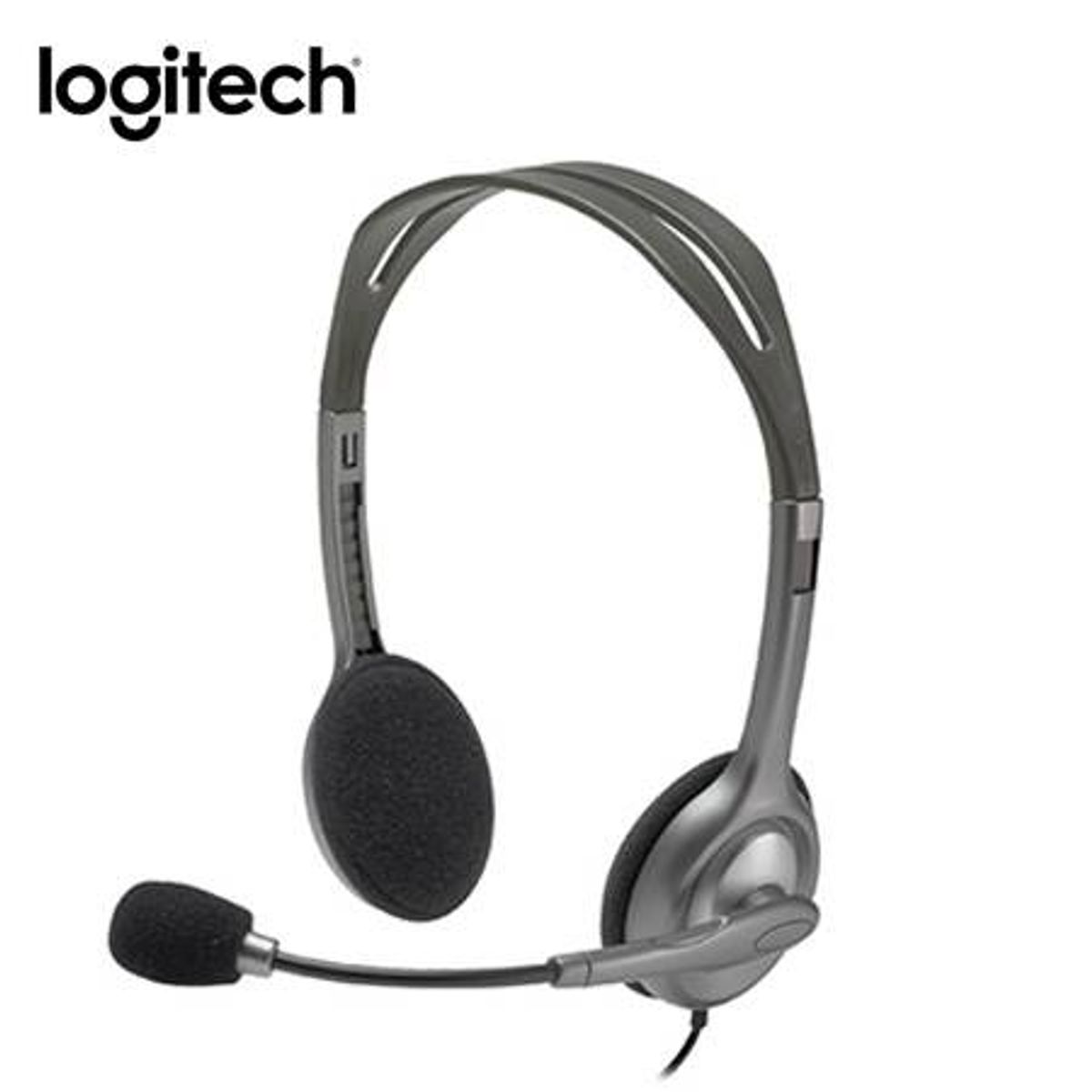 LOGITECH - AUDIFONO CMICROF LOGITECH H111 SILVER 981-000612