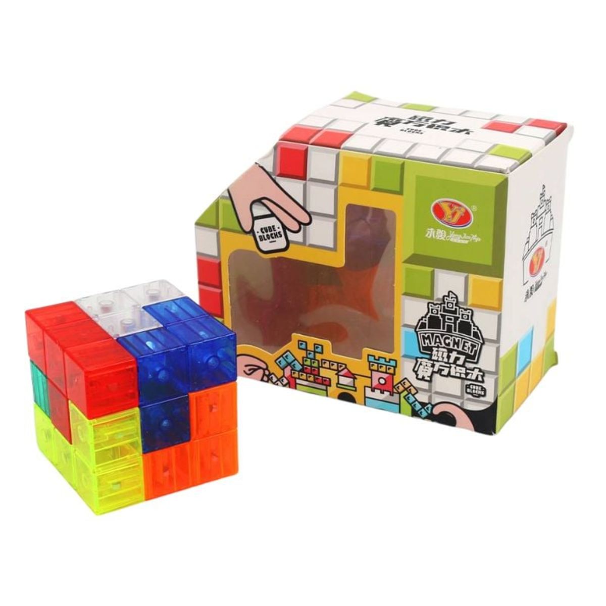 GENERICO - Cubos Magnéticos para armar ideal para niños y adultos