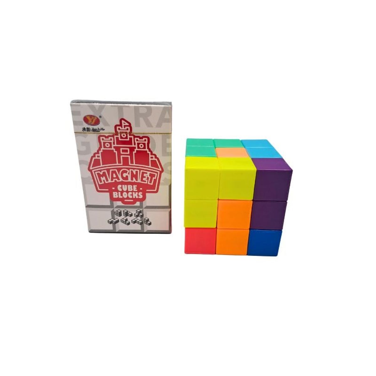 GENERICO - Cubos Magnéticos para armar ideal para niños y adultos