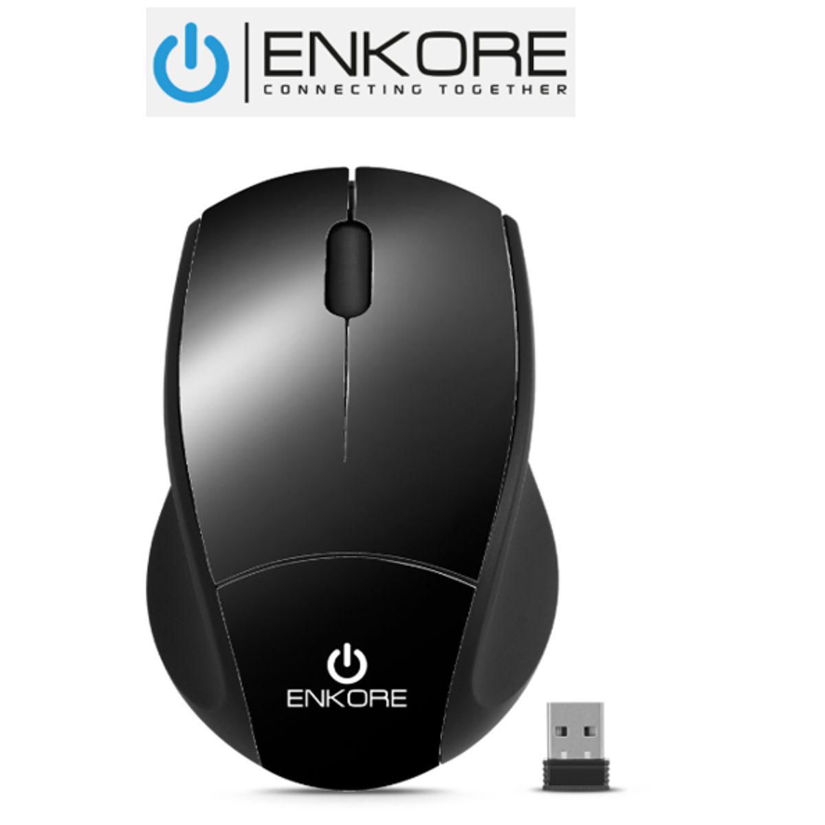 ENKORE - Mouse Office Inalambrico SPRINT BLK EKM200 WIFI ENKORE