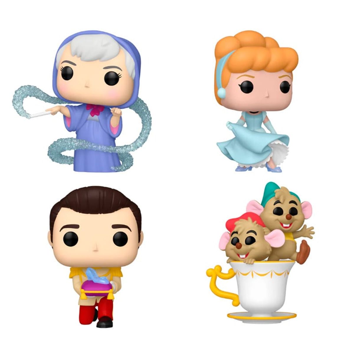 FUNKO - DISNEY LA CENICIENTA HADA MADRINA SET COMPLETO 4