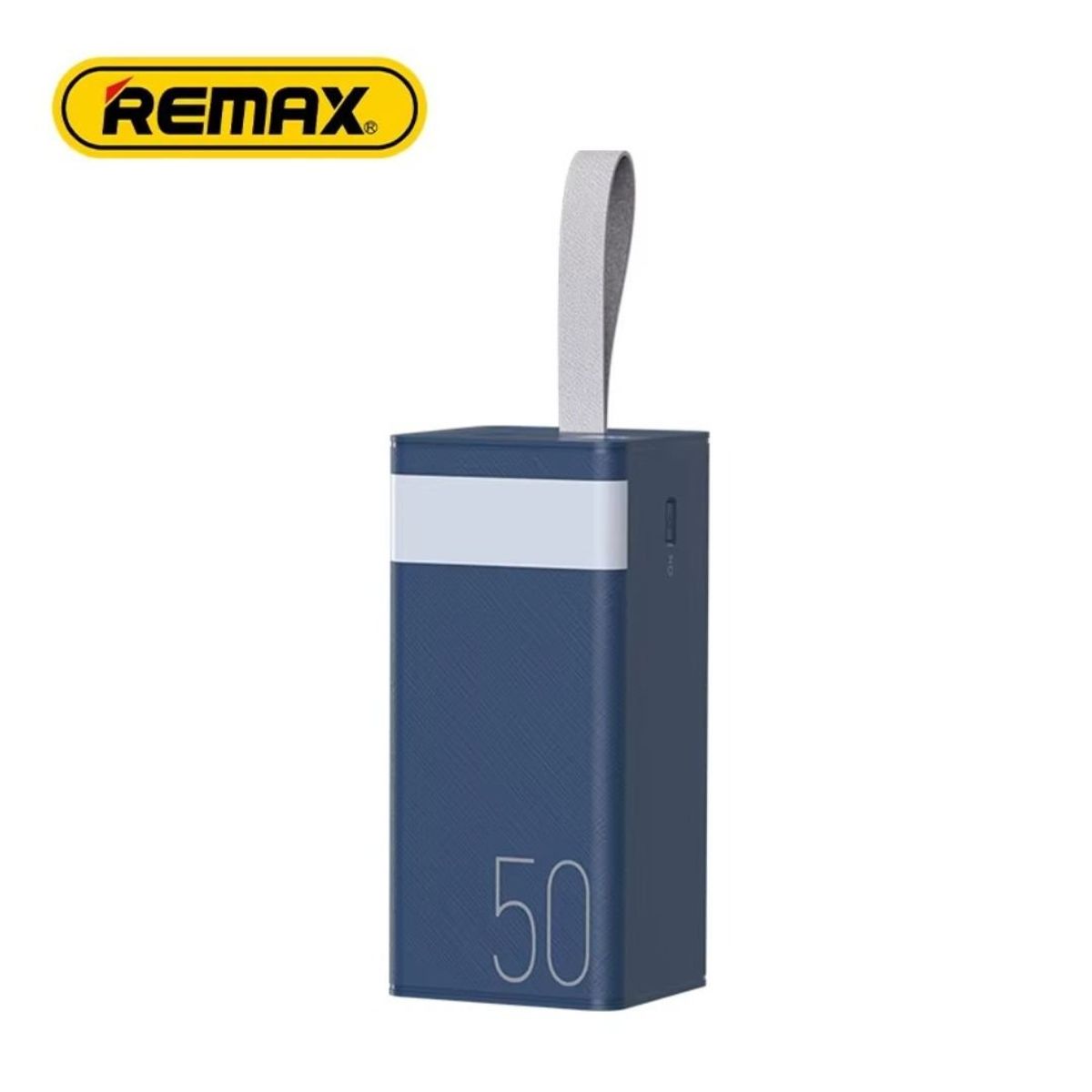 REMAX - CARGADOR PORTÁTIL    with Light 50000 mAh 20W+22.5W CARGA RAPIDA, BLANCO