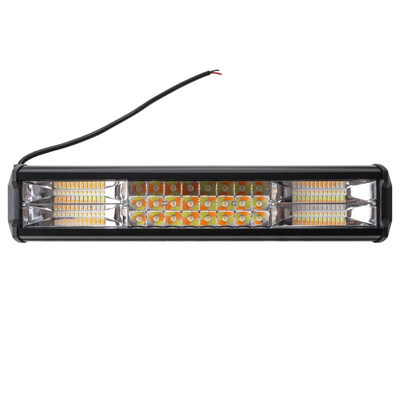 GENERICO - BARRA LED DUAL 44 CM 72 LED 3030 216 W C/5 FUNCIONES