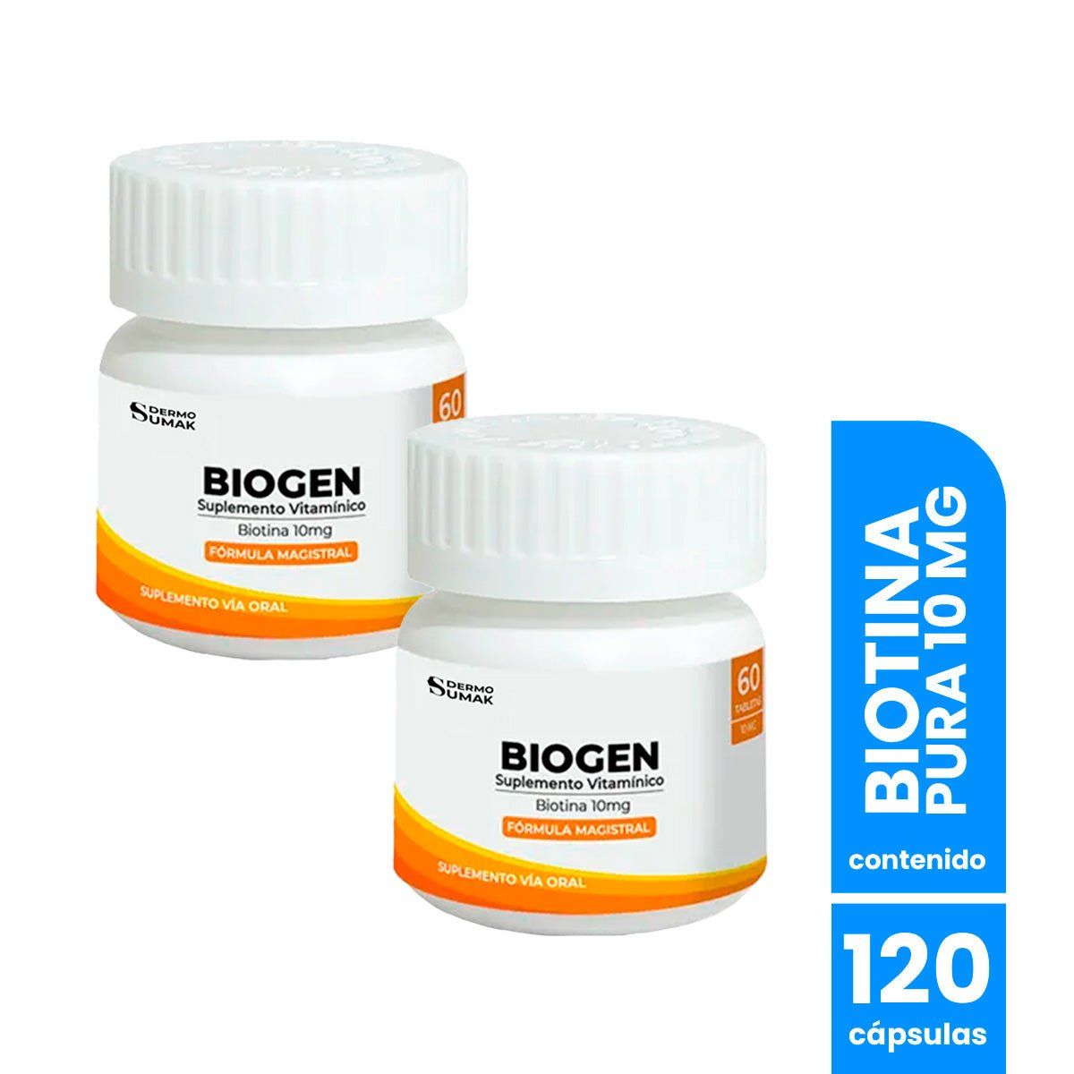 GENERICO - Biogen capsulas 60 cap - Dermo Sumak 2 unid