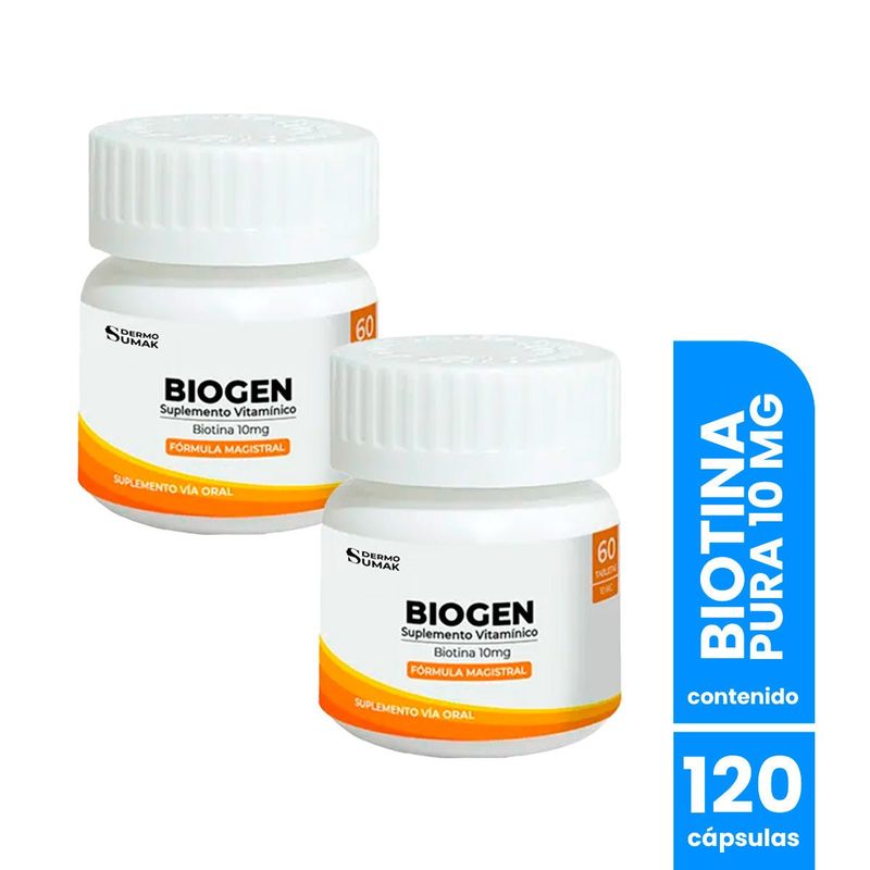 GENERICO - Biogen capsulas 60 cap - Dermo Sumak 2 unid