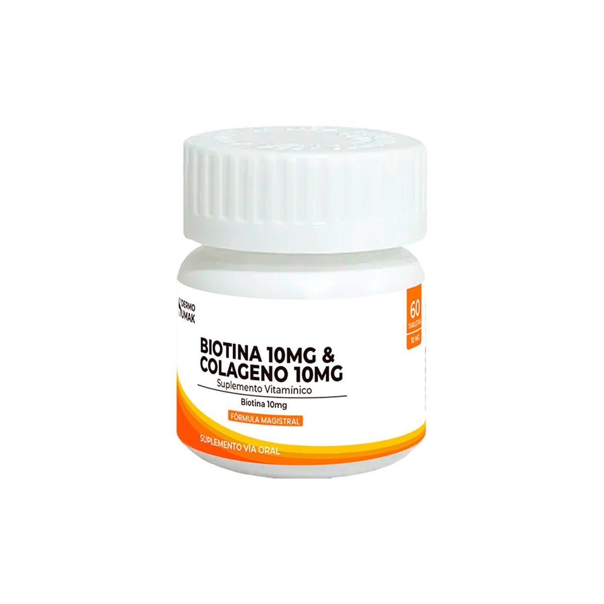 GENERICO - Biotina Pura 10mg 60capsulas - Dermo Sumak