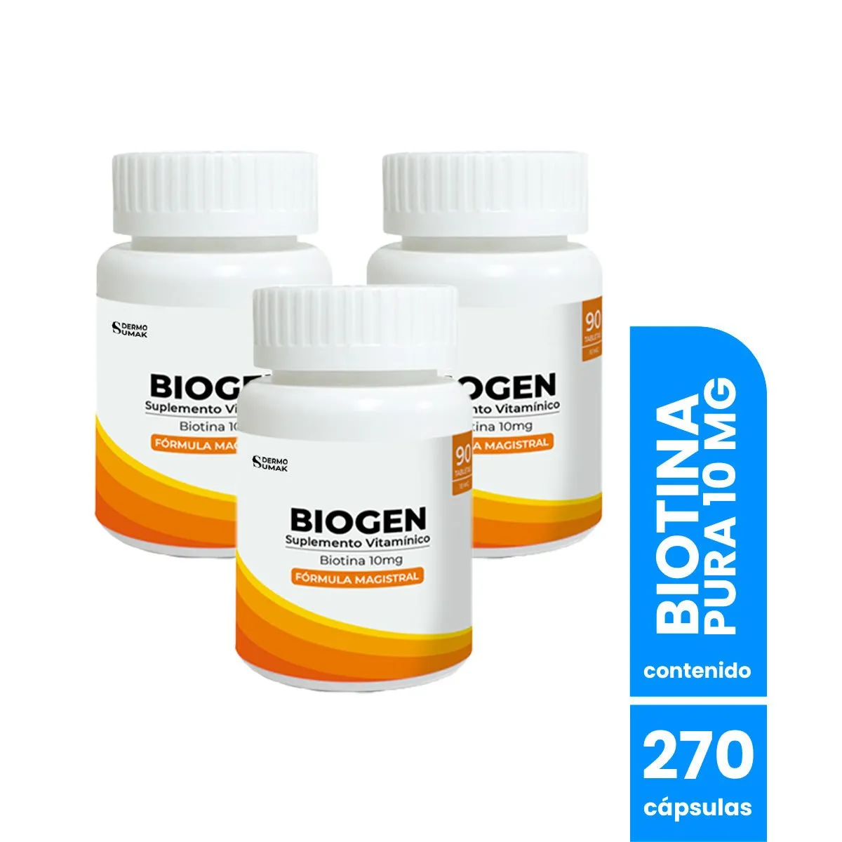 GENERICO - Biogen capsulas 90 und - Dermo Sumak 3 unid