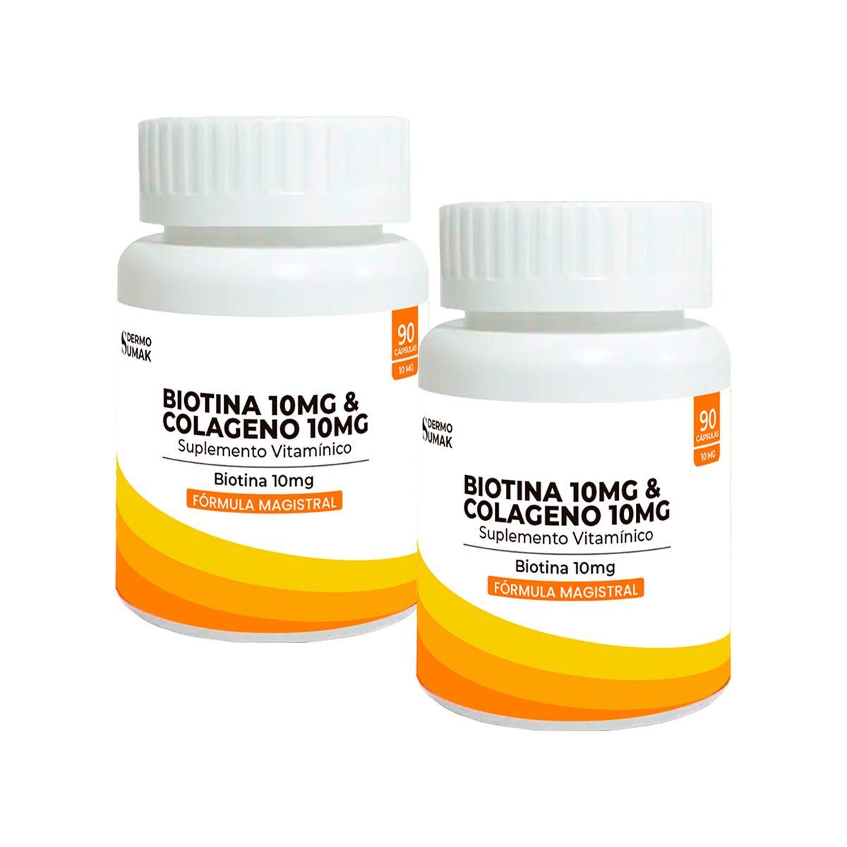 GENERICO - Biotina Pura 10mg Capsulas 90und - Dermo Sumak 2 Uni