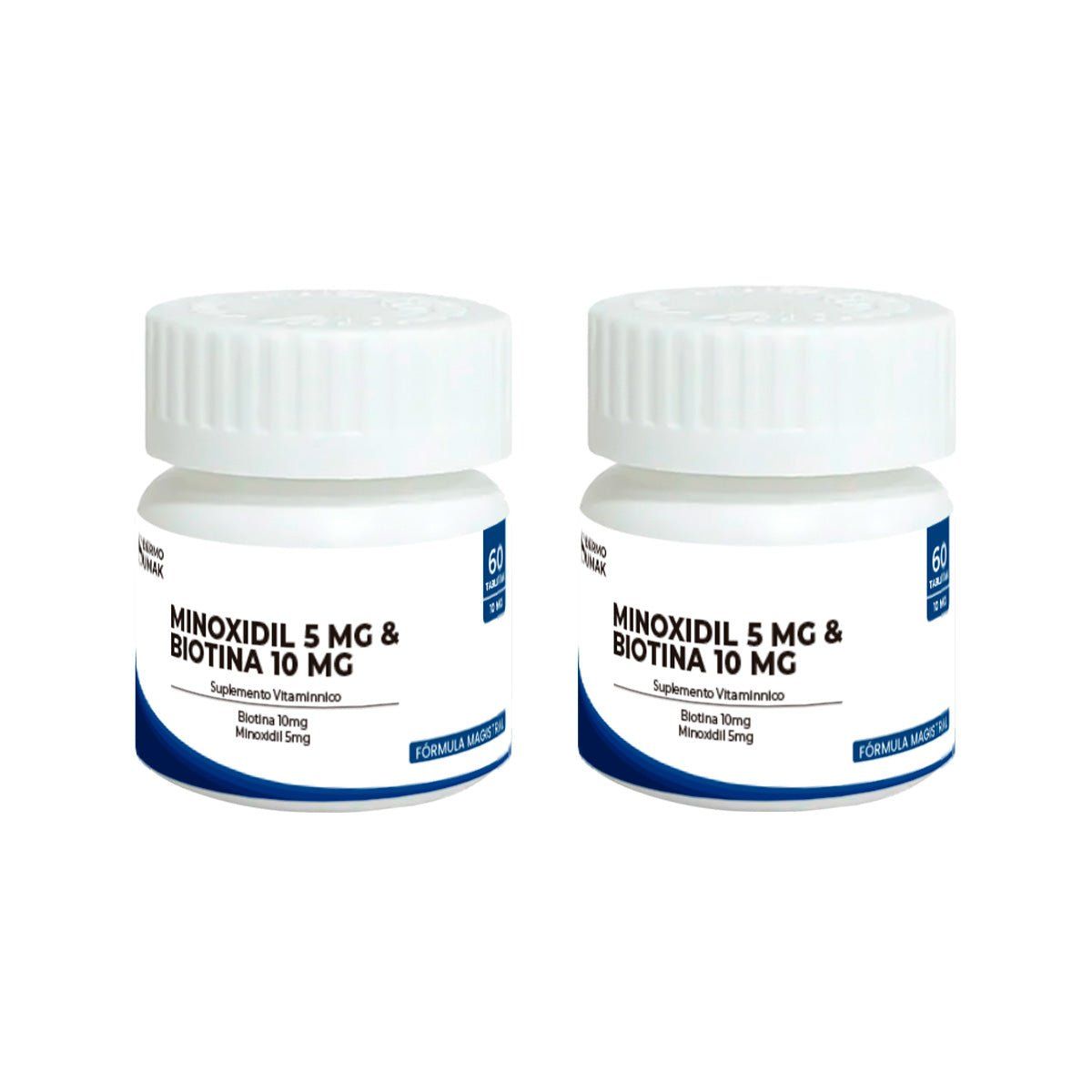 GENERICO - Minoxidil 5mg & Biotina 10mg 60capsulas Dermo Sumak 2 Uni