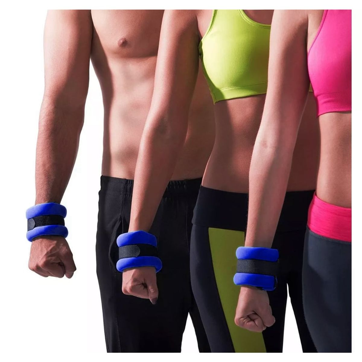 GENERICO - Pesas Para Tobillo Y Muñeca Azul