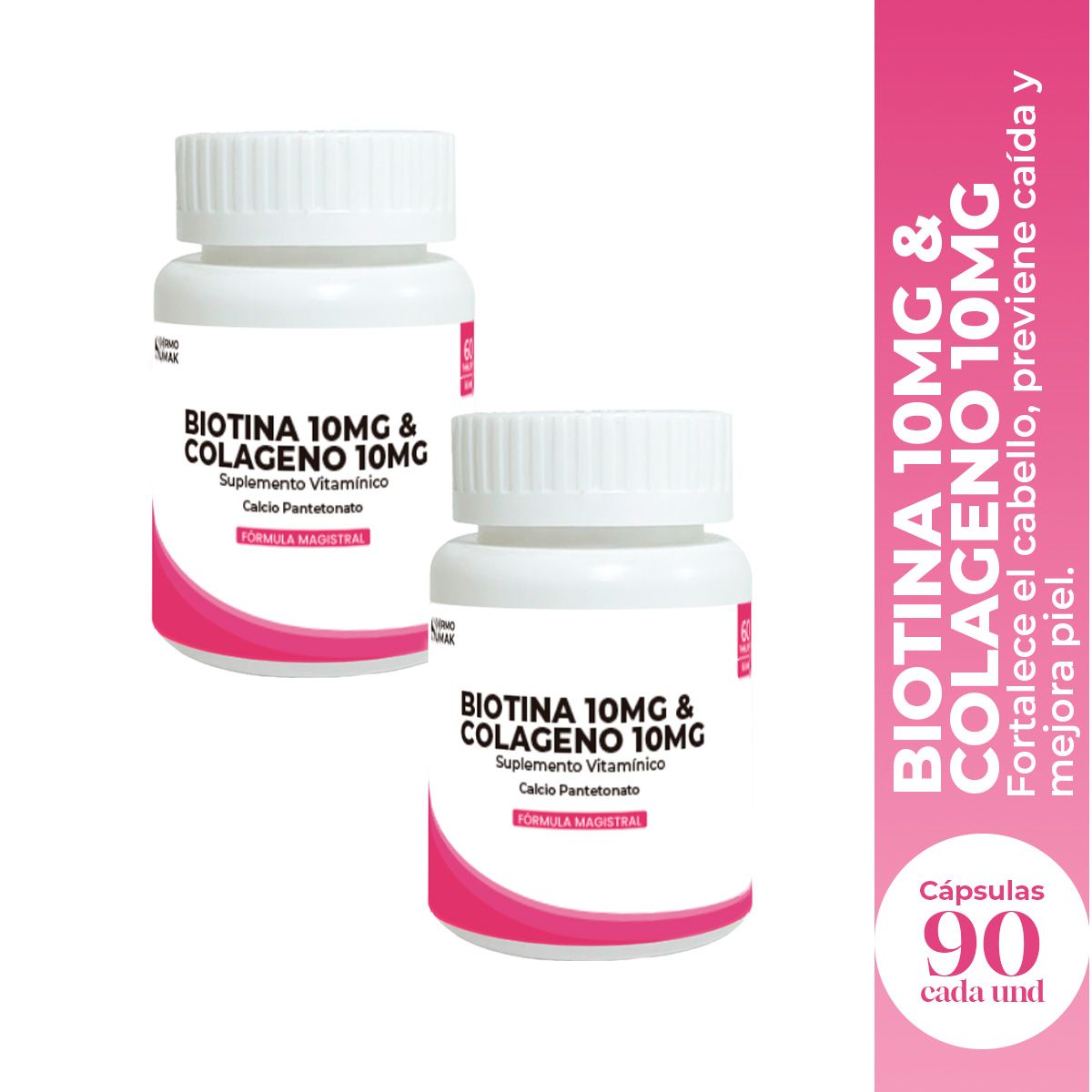 GENERICO - Biotina capsulas 90 und - Dermo Sumak 2 Uni