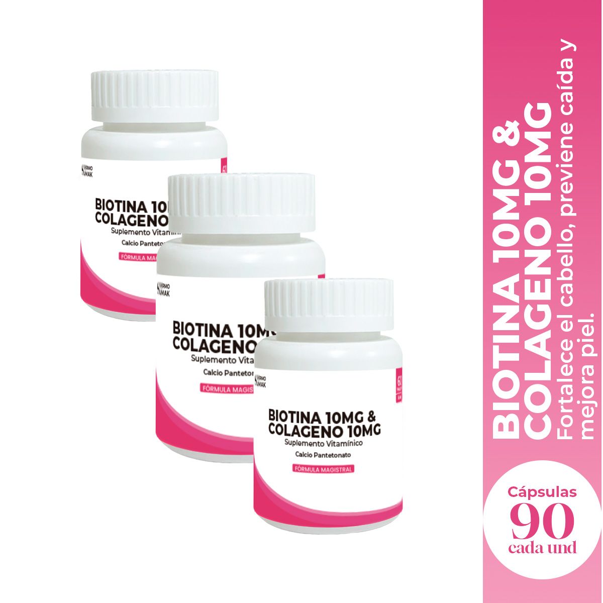 GENERICO - Biotina capsulas 90 und - Dermo Sumak 3 Uni