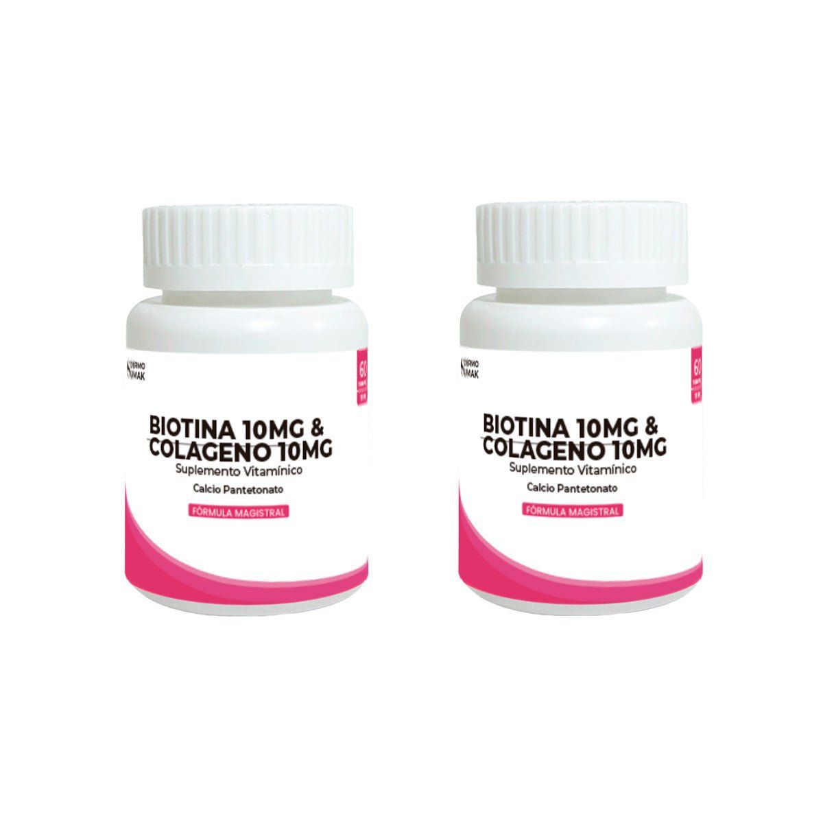 GENERICO - Biotina 10mg & Colageno 10mg 90 capsulas Dermo Sumak 2 Uni