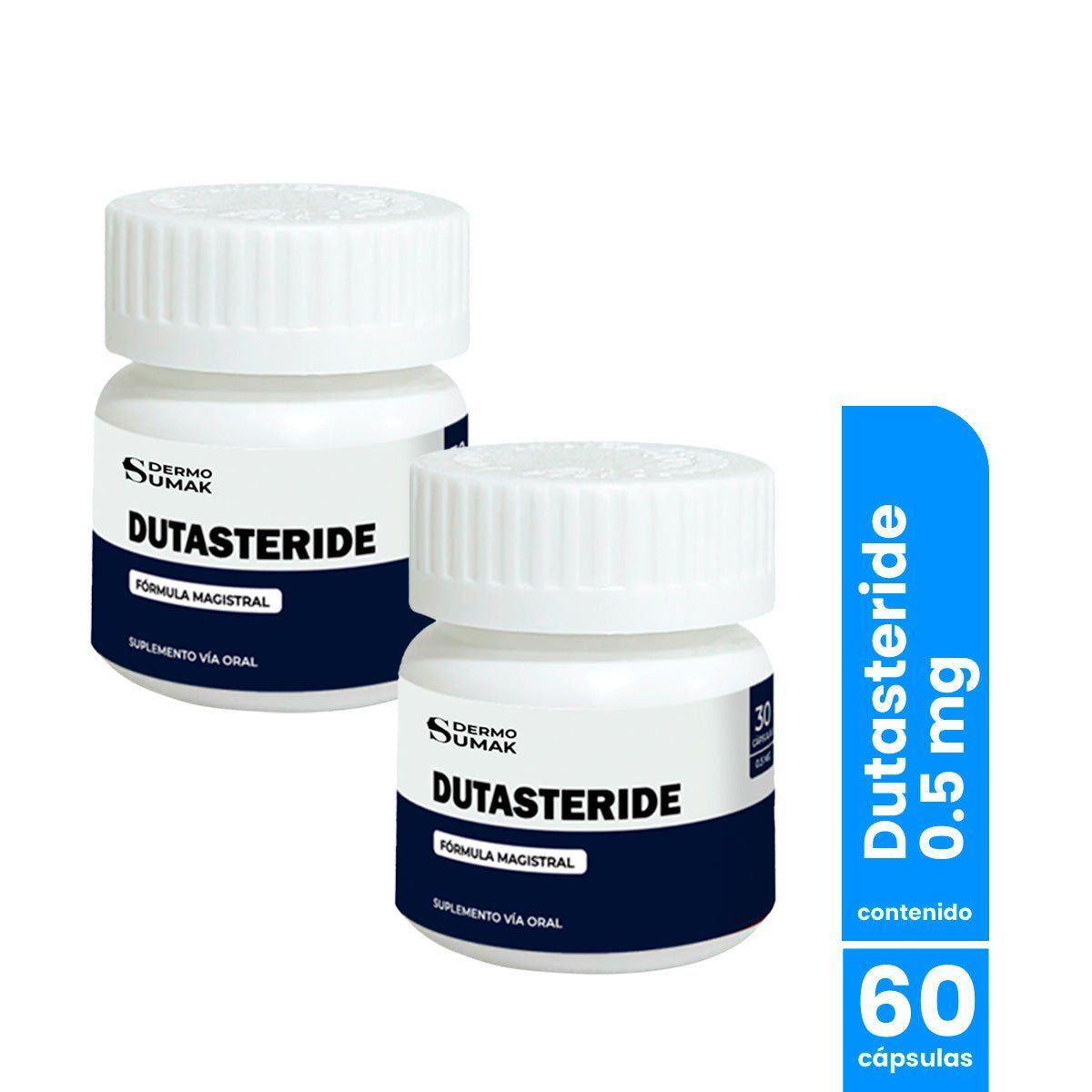 GENERICO - Dutasteride 05% 30 capsulas - Dermo Sumak 2 Uni