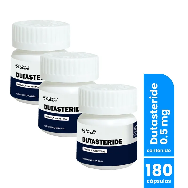 GENERICO - Dutasteride 05% capsulas 60 und - Dermo Sumak 3 Unid
