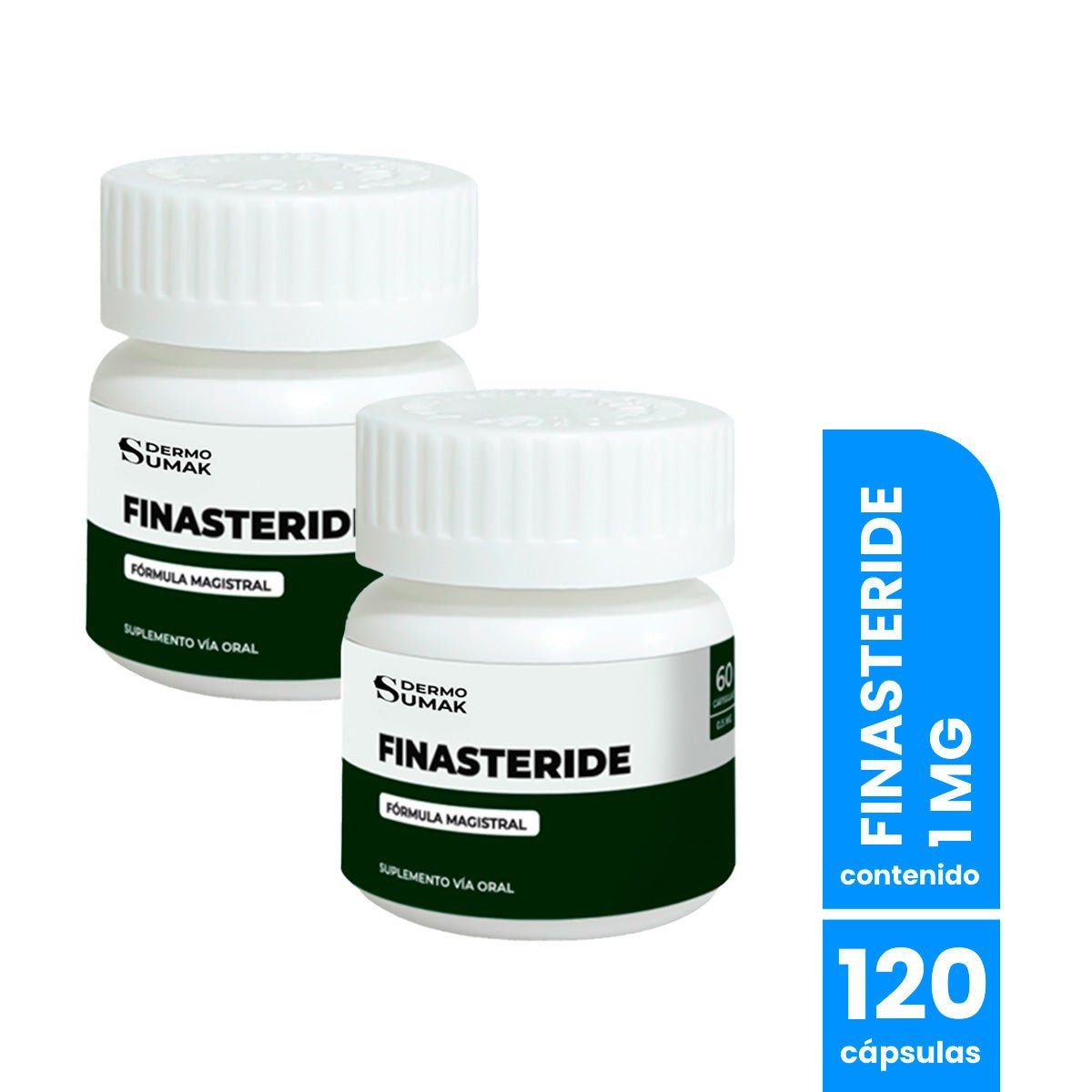 GENERICO - Finasteride 60 capsulas - Dermo Sumak 2 Unid
