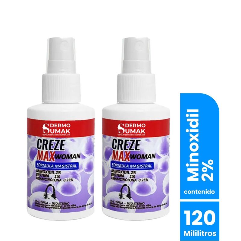 GENERICO - Loción Creze Max Woman 60ml - Dermo Sumak 2 Uni
