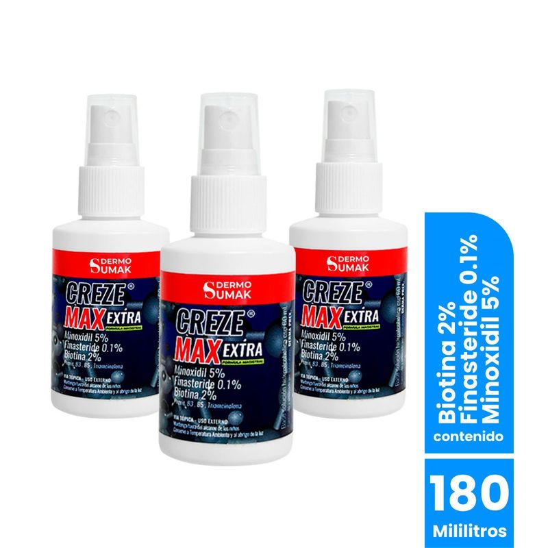 GENERICO - Loción Creze Max Extra 60ml 3 Uni