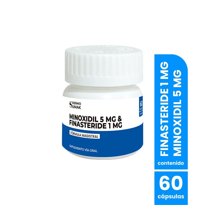 GENERICO - Finasteride 1mg & Minoxidil 5mg 60 caps Dermo Sumak