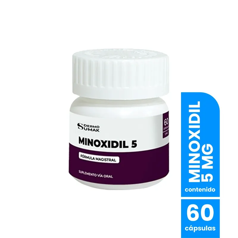 GENERICO - Minoxidil 5Mg 60 Caps - Dermo Sumak