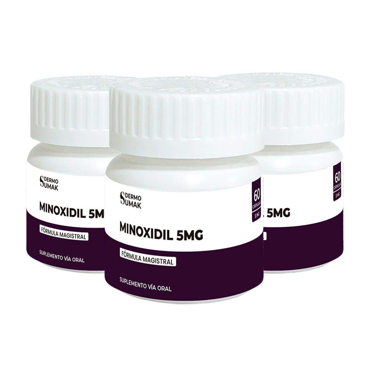 GENERICO - Tratamiento capilar grado 5mg - 60 cap Dermo Sumak 3 Uni