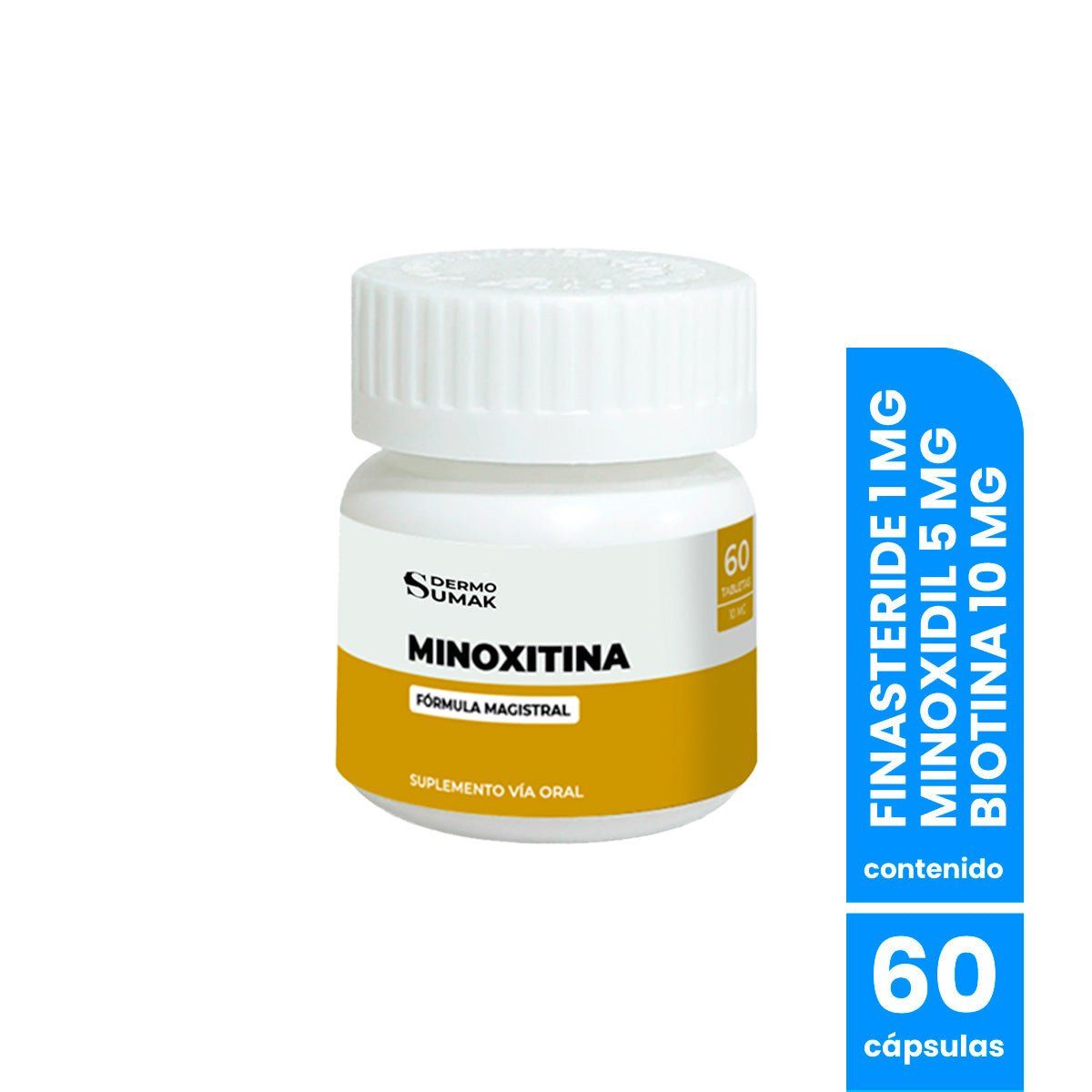 GENERICO - Minoxitina 5 - 60 capsulas - Dermo Sumak